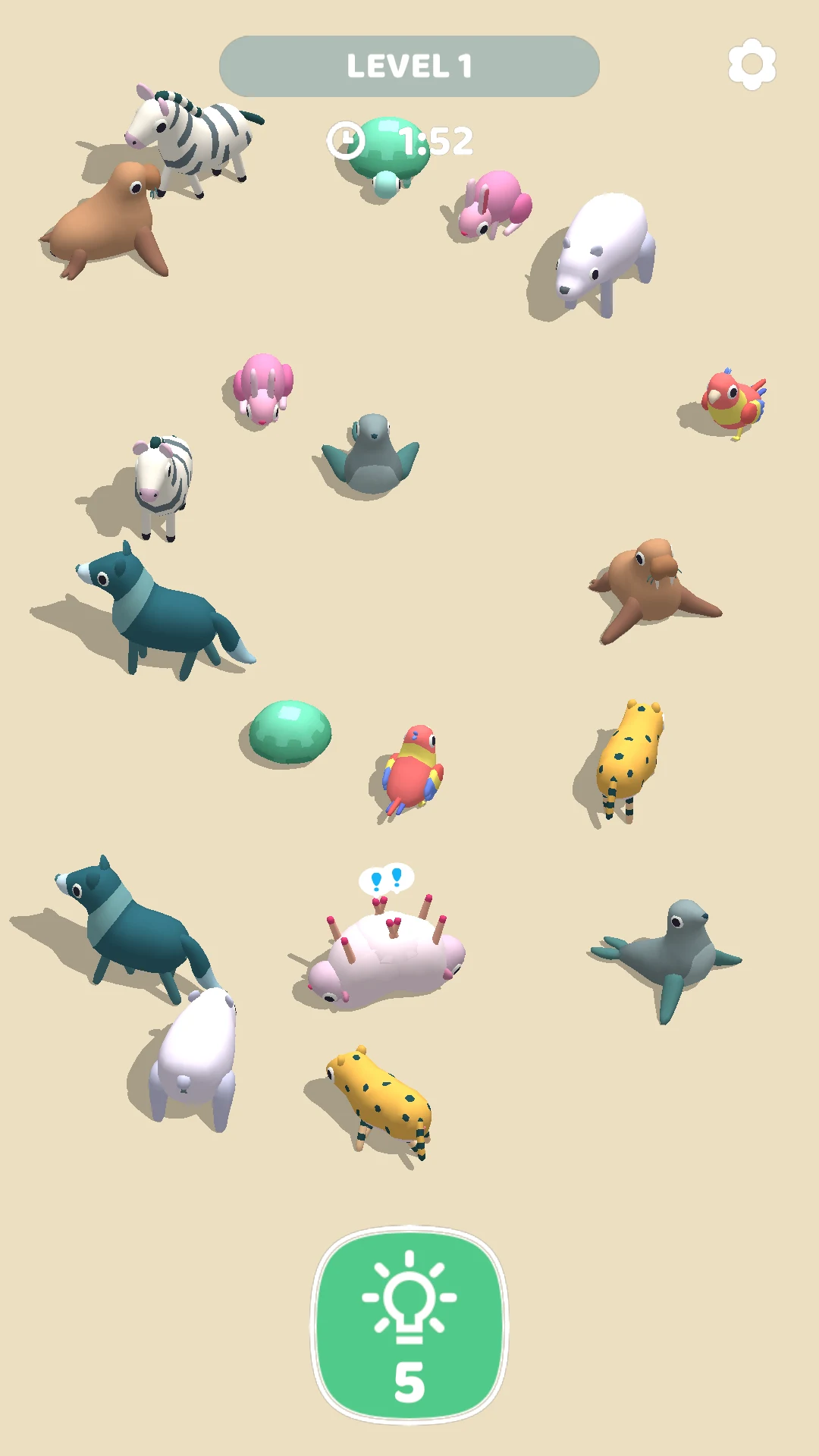 Animal Match 3D screenshot