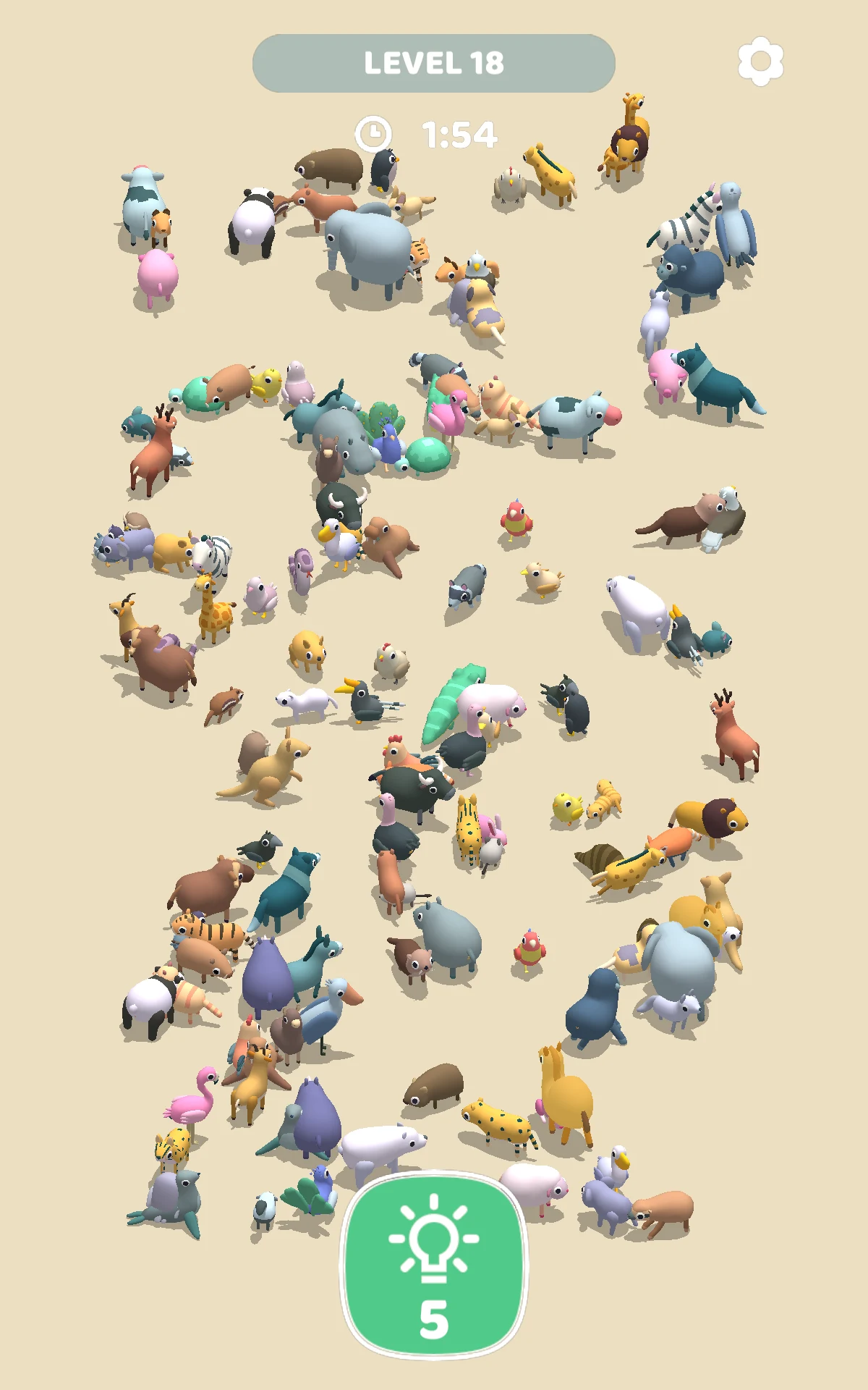 Animal Match 3D screenshot
