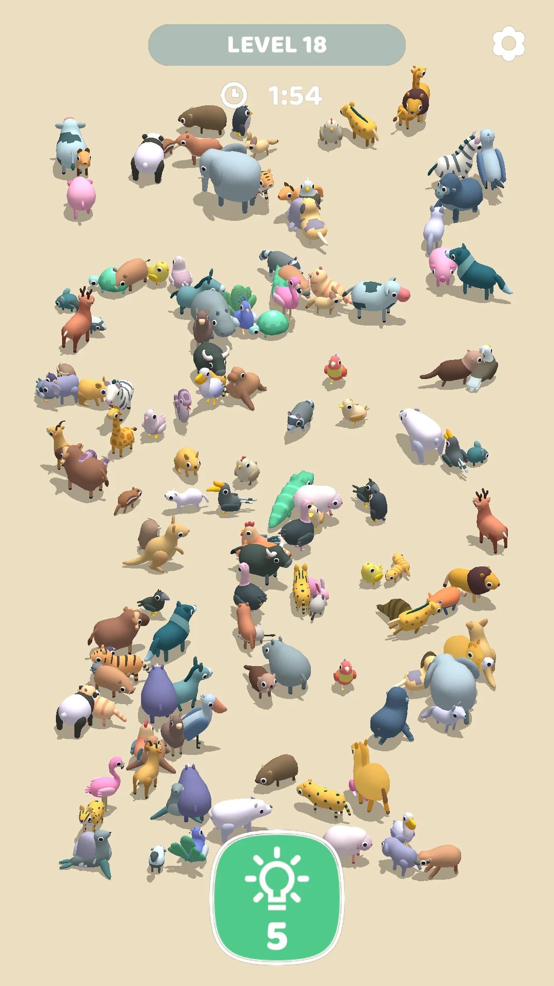 Animal Match 3D screenshot